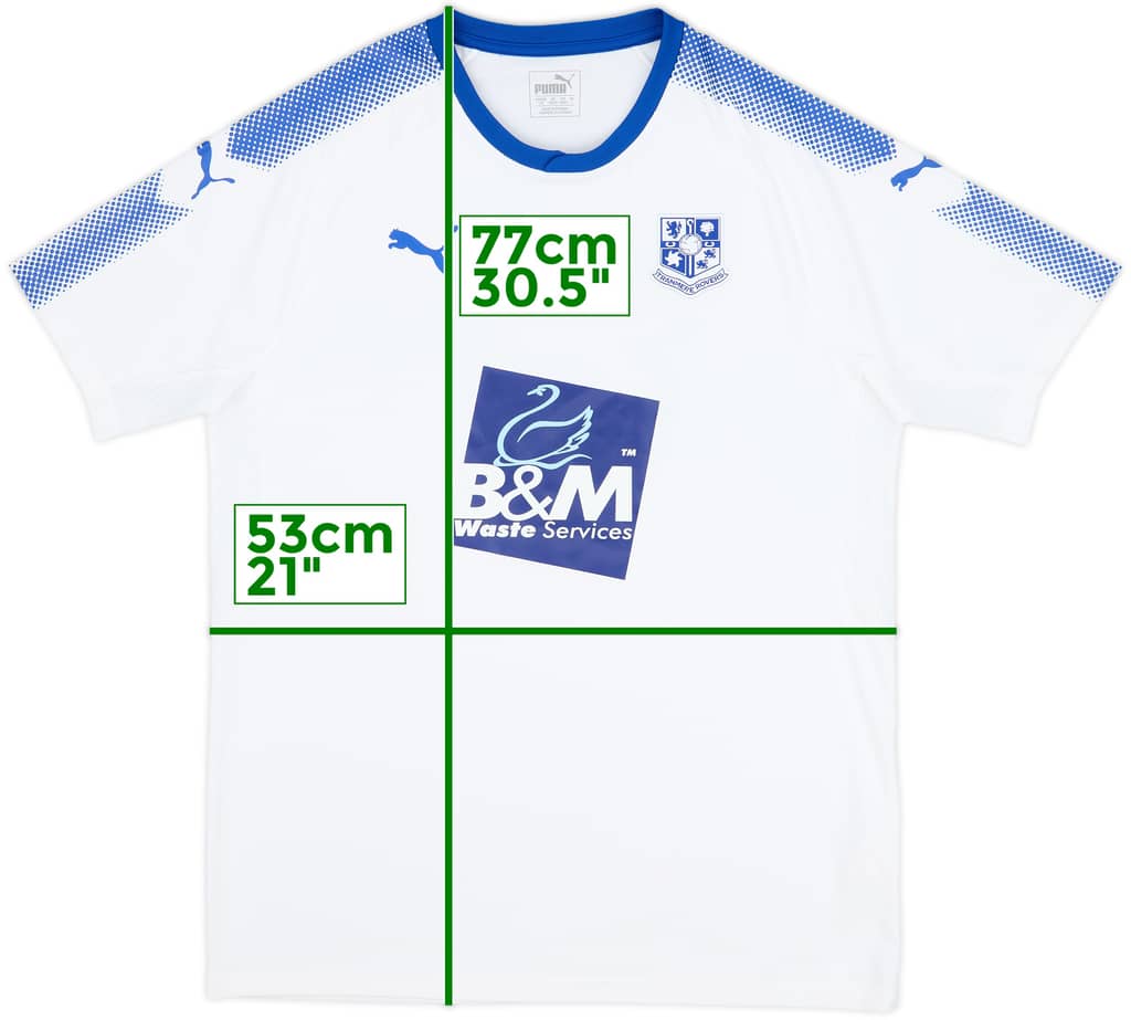 2017-18 Tranmere Rovers Home Shirt - 9/10 - (L)