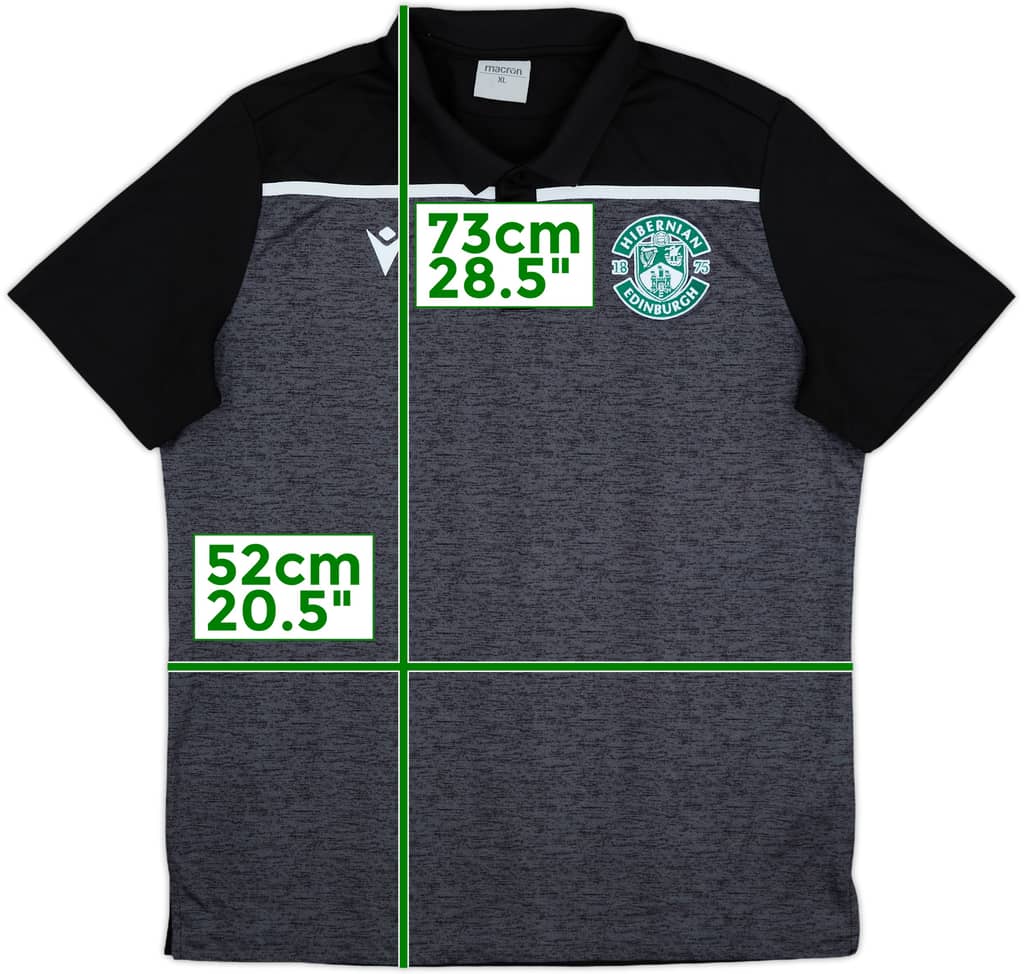 2019-20 Hibernian Macron Polo Shirt - 10/10 - (XL)