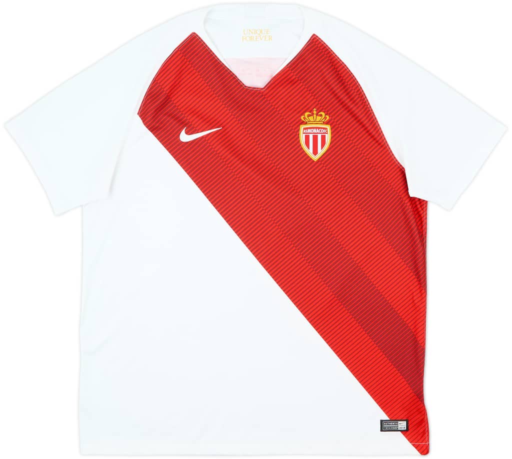 2018-19 Monaco Home Shirt - 8/10 - (XL)