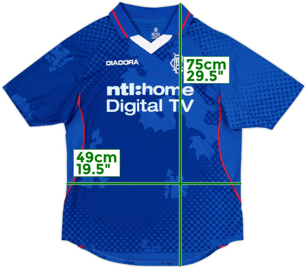 2002-03 Rangers Home Shirt - 8/10 - (S)
