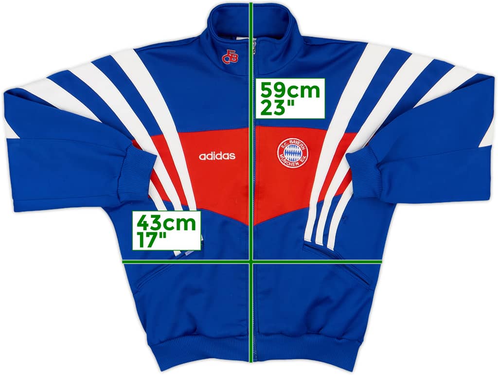 1995-96 Bayern Munich adidas Track Jacket - 5/10 - (M.Boys)