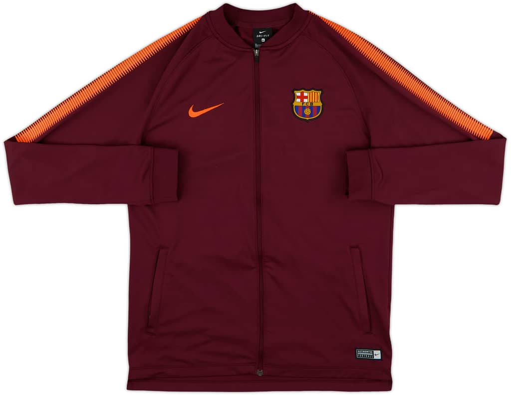 2017-18 Barcelona Nike Track Jacket - 8/10 - (XL.Boys)
