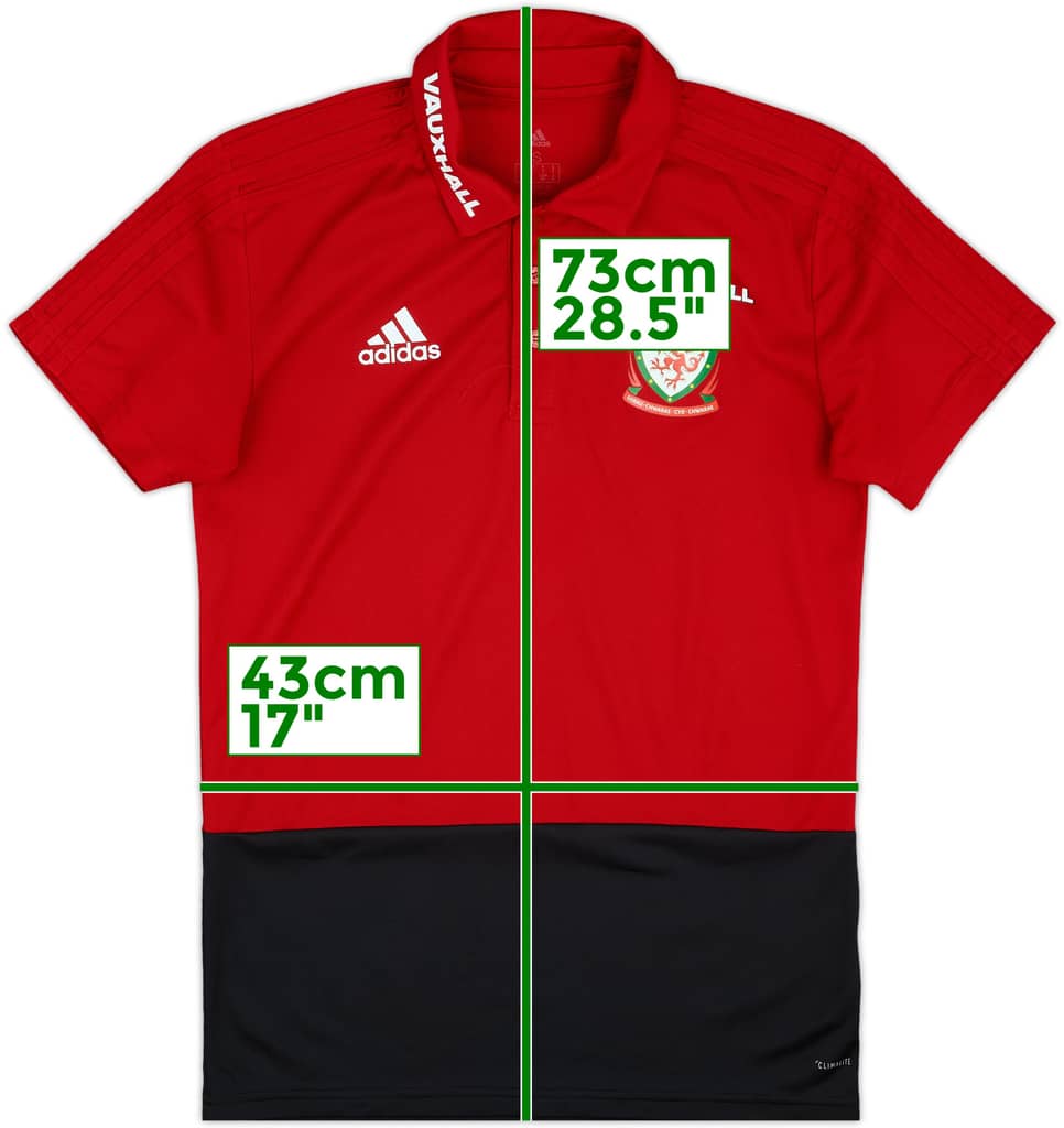 2018-20 Wales adidas Polo Shirt - 10/10 - (S)