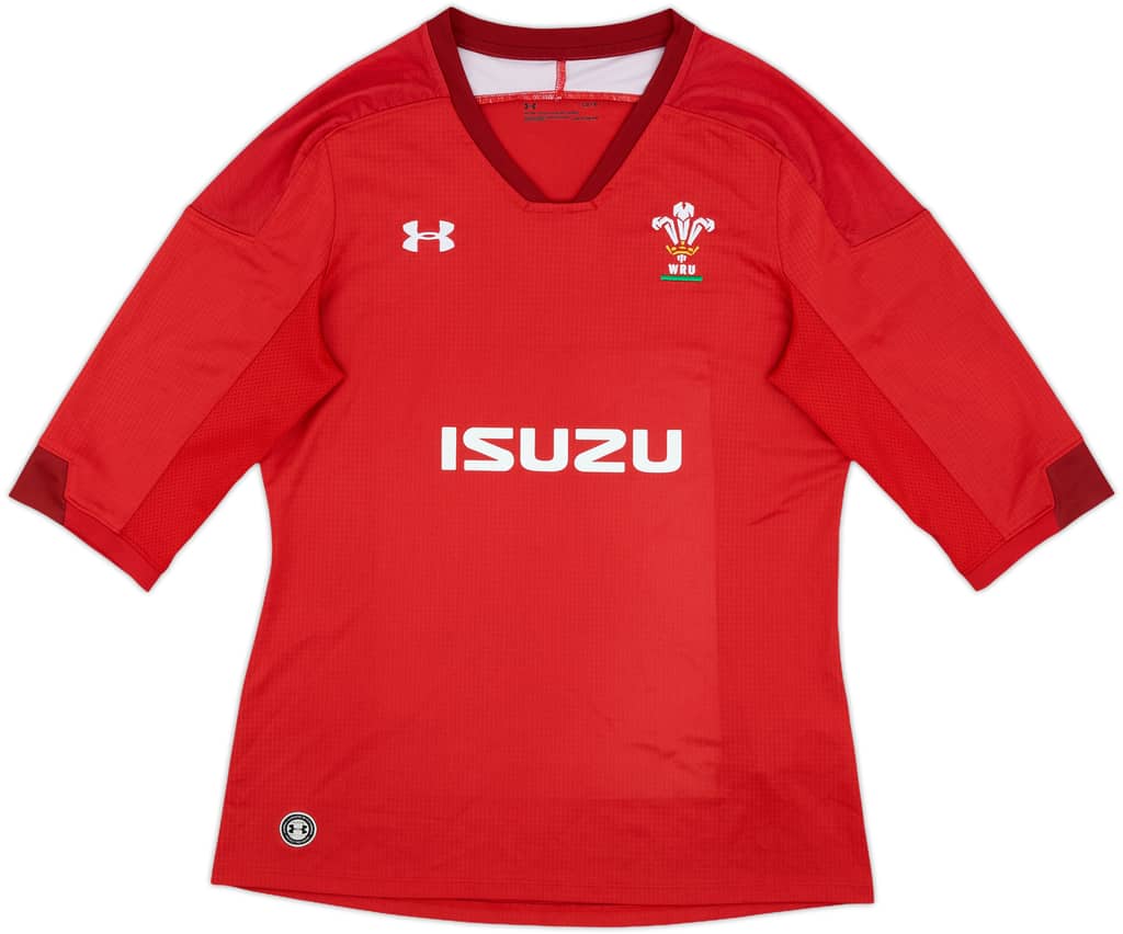 2017-18 Wales Rugby Home Shirt - 9/10 - (L)