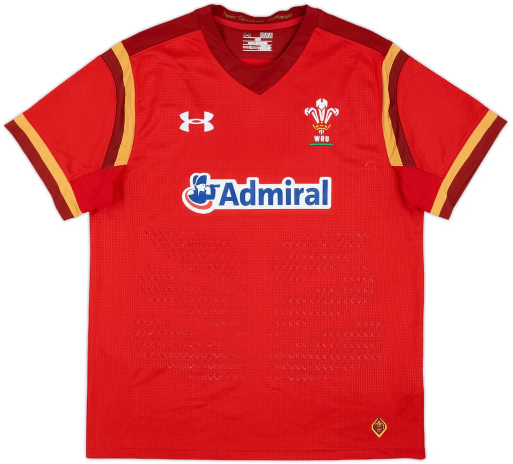 2015-16 Wales Rugby Home Shirt - 8/10 - (M)