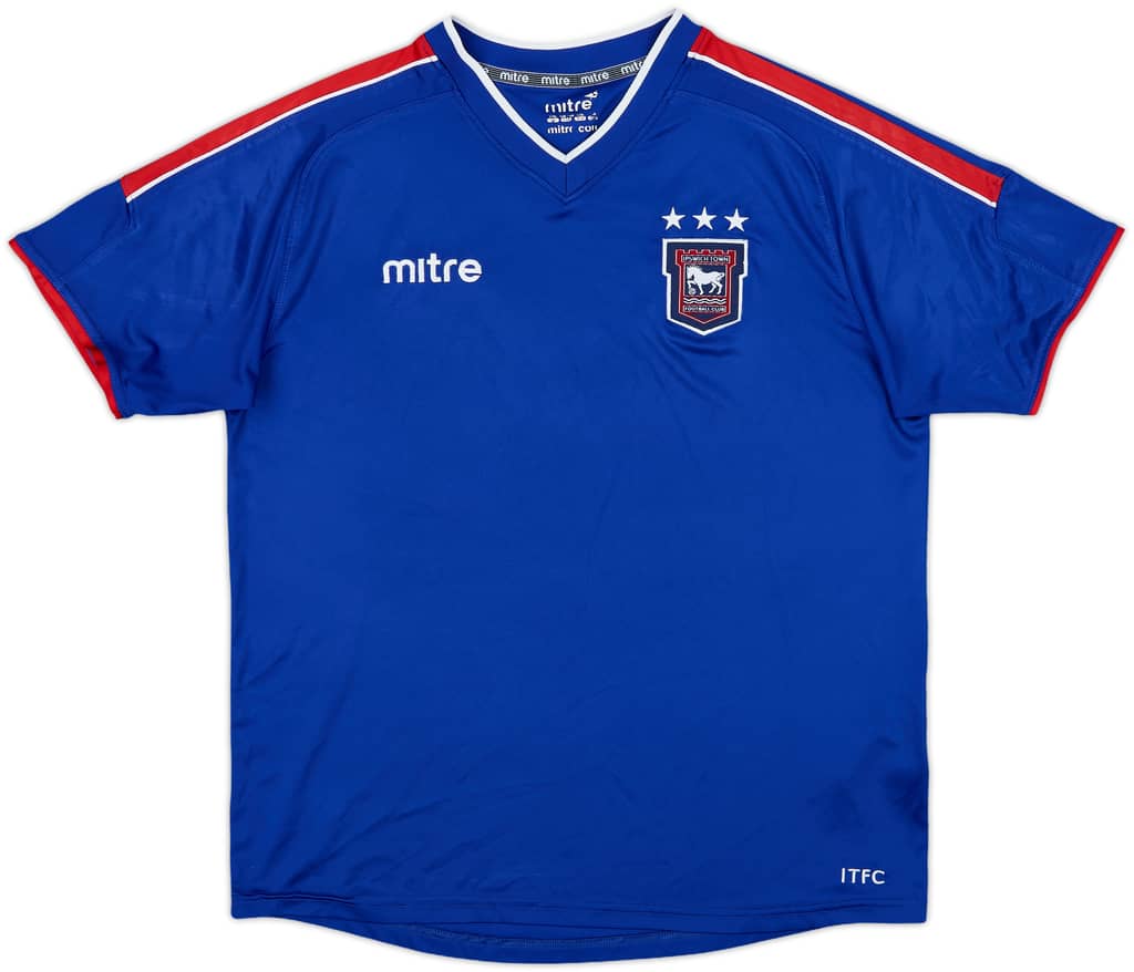 2012-13 Ipswich Home Shirt - 9/10 - (XL.Boys)