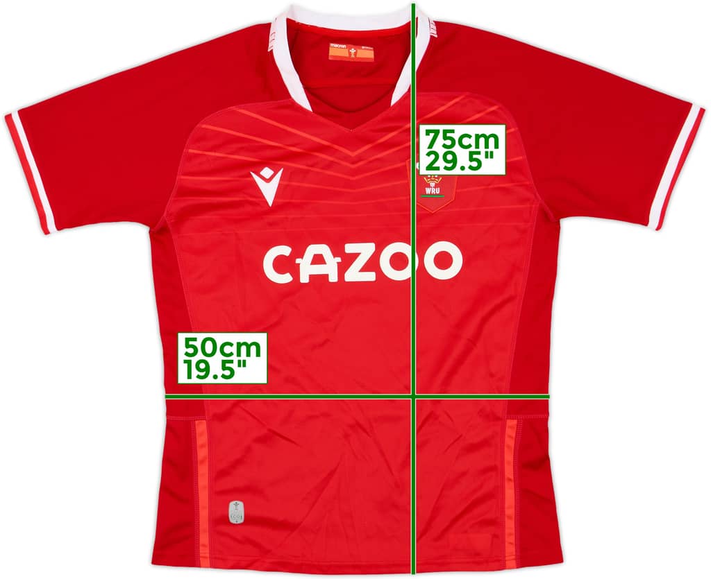2021-22 Wales Rugby Home Shirt - 10/10 - (M)