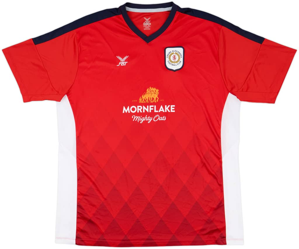 2017-18 Crewe Alexandra Home Shirt - 8/10 - (5XL)