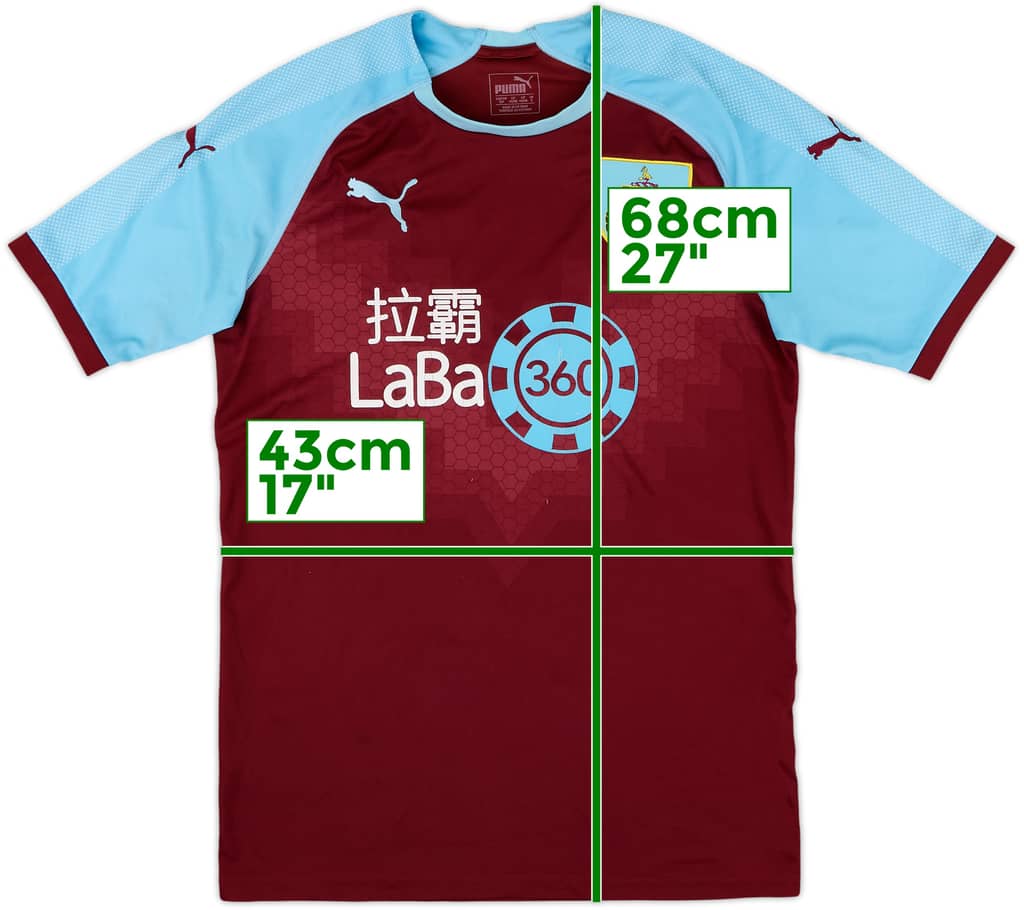 2018-19 Burnley Home Shirt - 5/10 - (S)