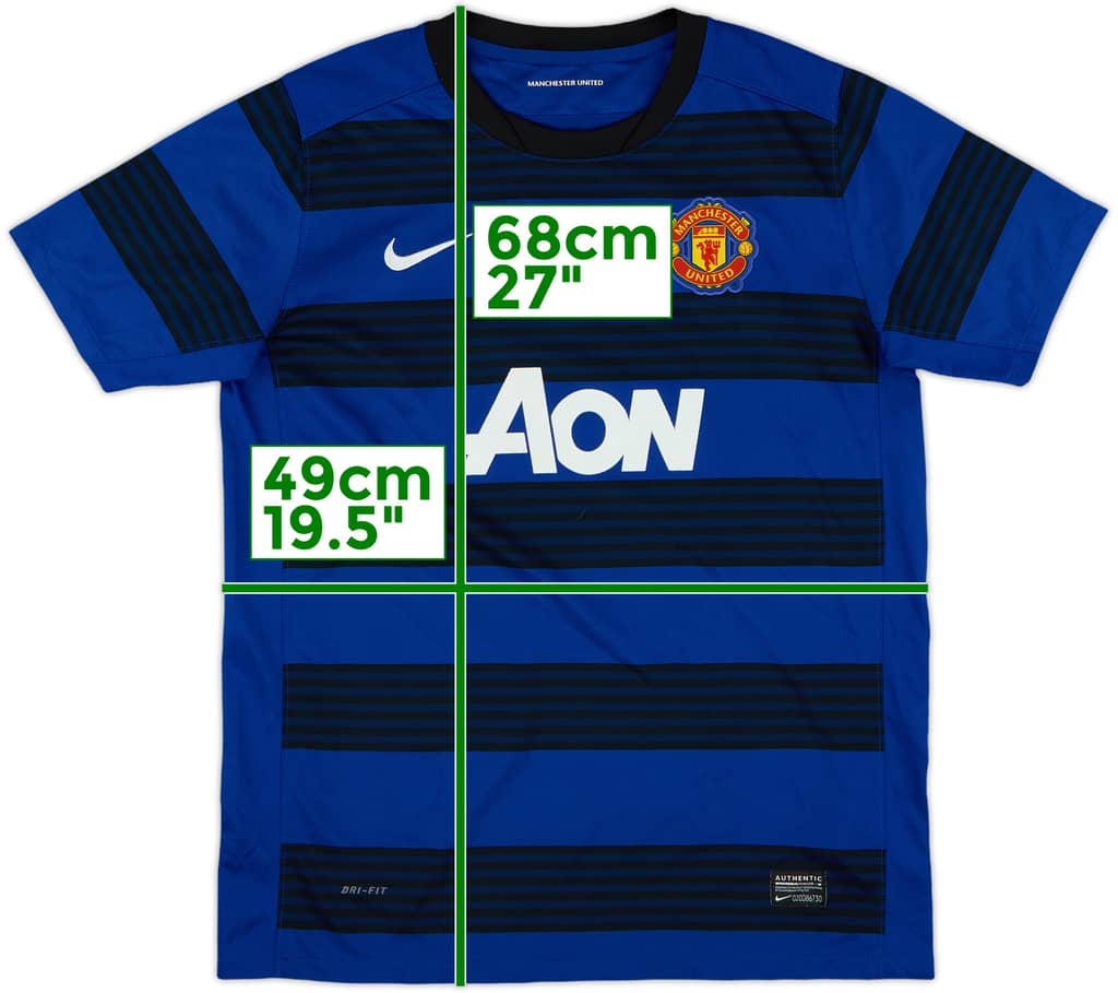 2011-13 Manchester United Away Shirt - 7/10 - (XL.Boys)