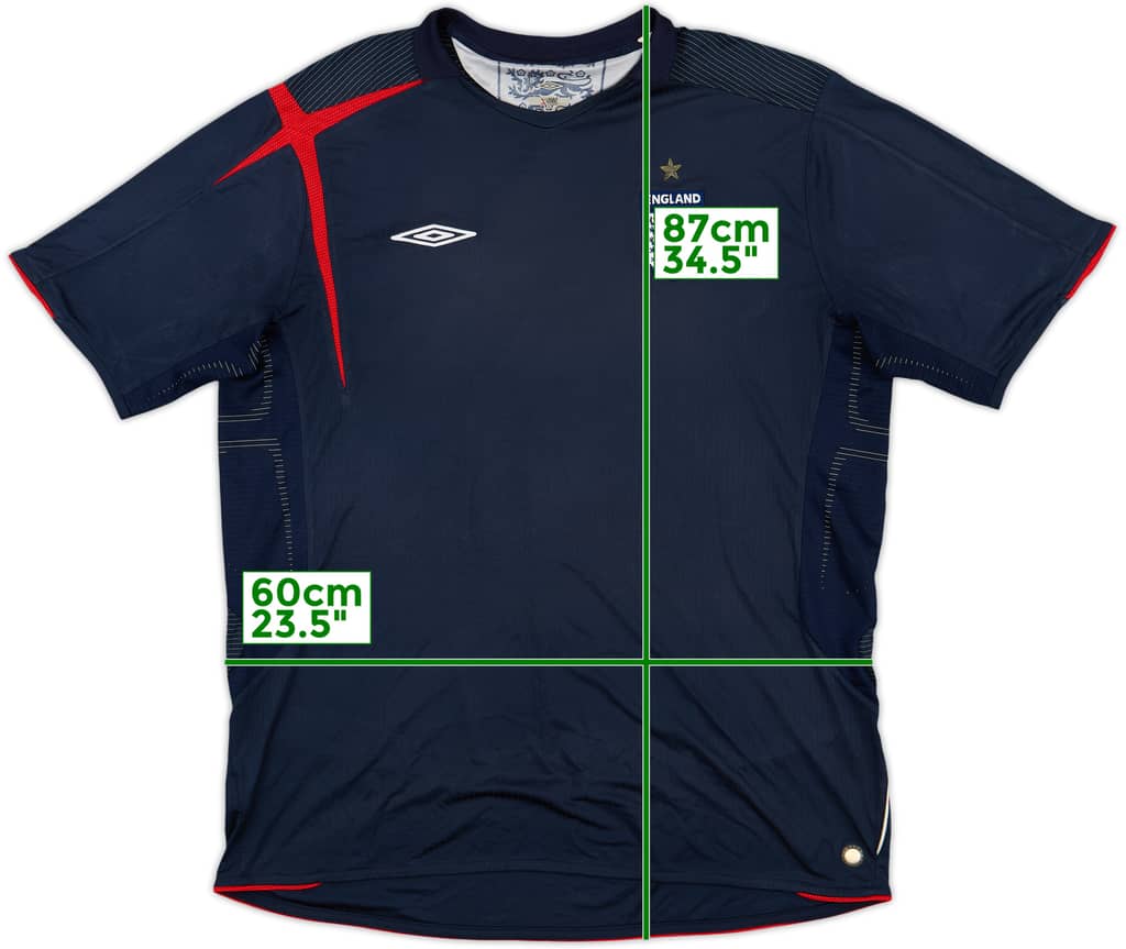 2005-06 England GK S/S Shirt - 6/10 - (XXL)