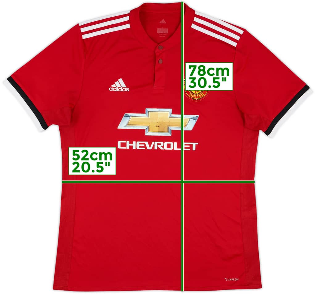 2017-18 Manchester United Home Shirt - 5/10 - (L)