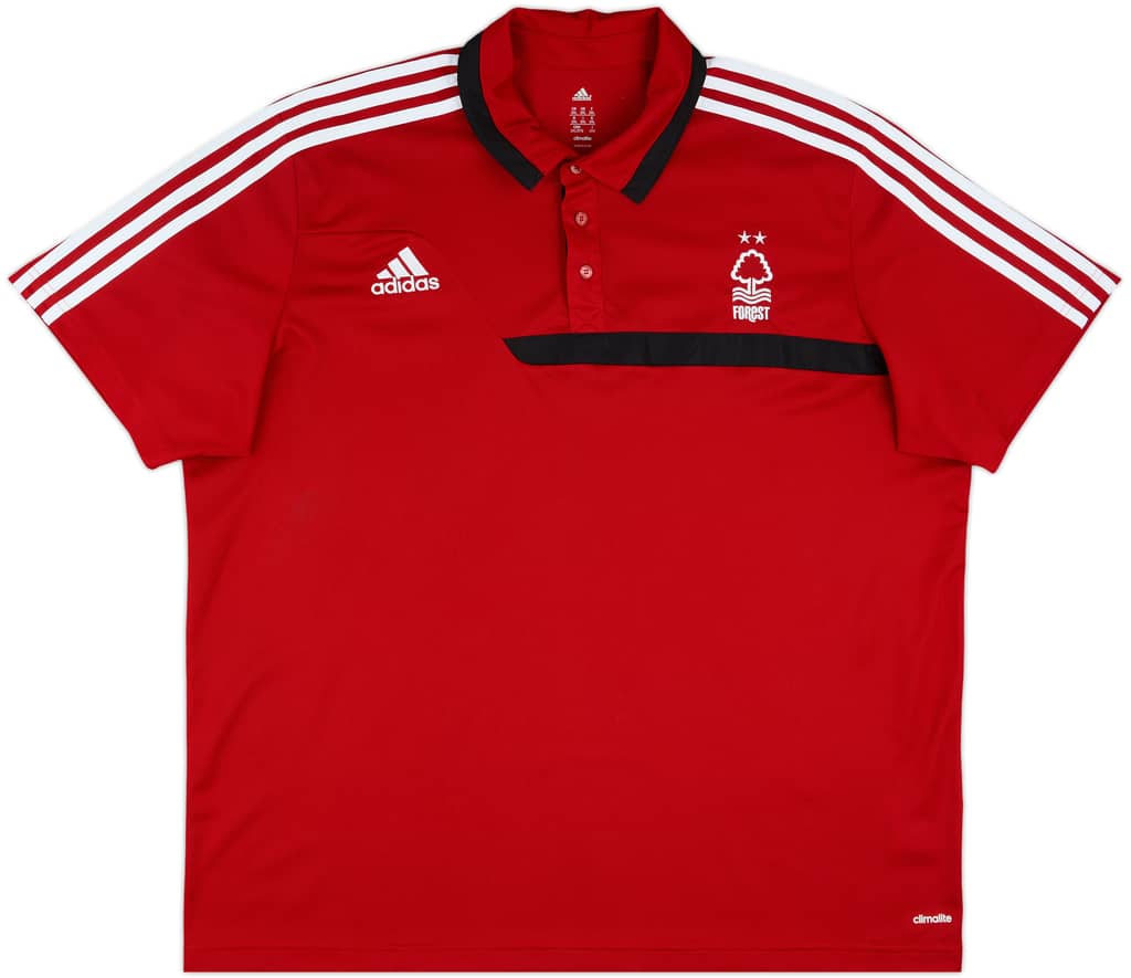 2013-14 Nottingham Forest adidas Polo Shirt - 9/10 - (XXL)