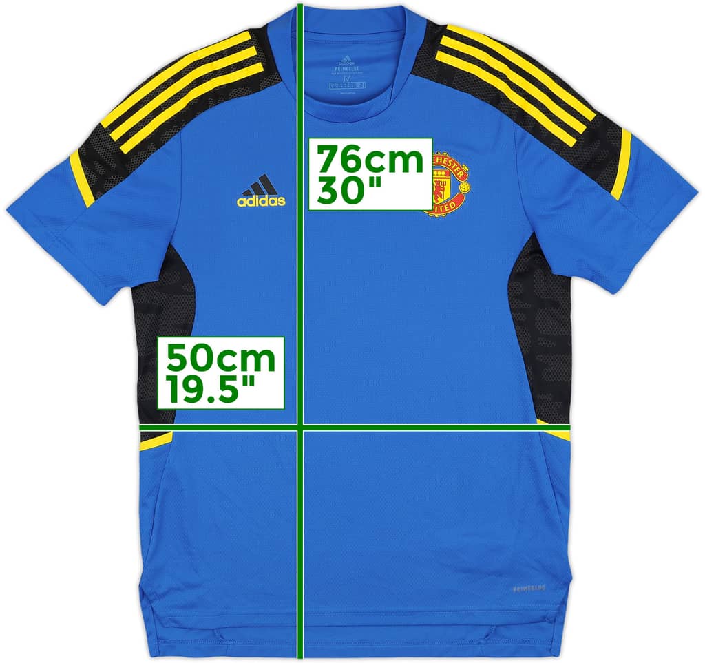 2021-22 Manchester United adidas Training Shirt - 9/10 - (M)