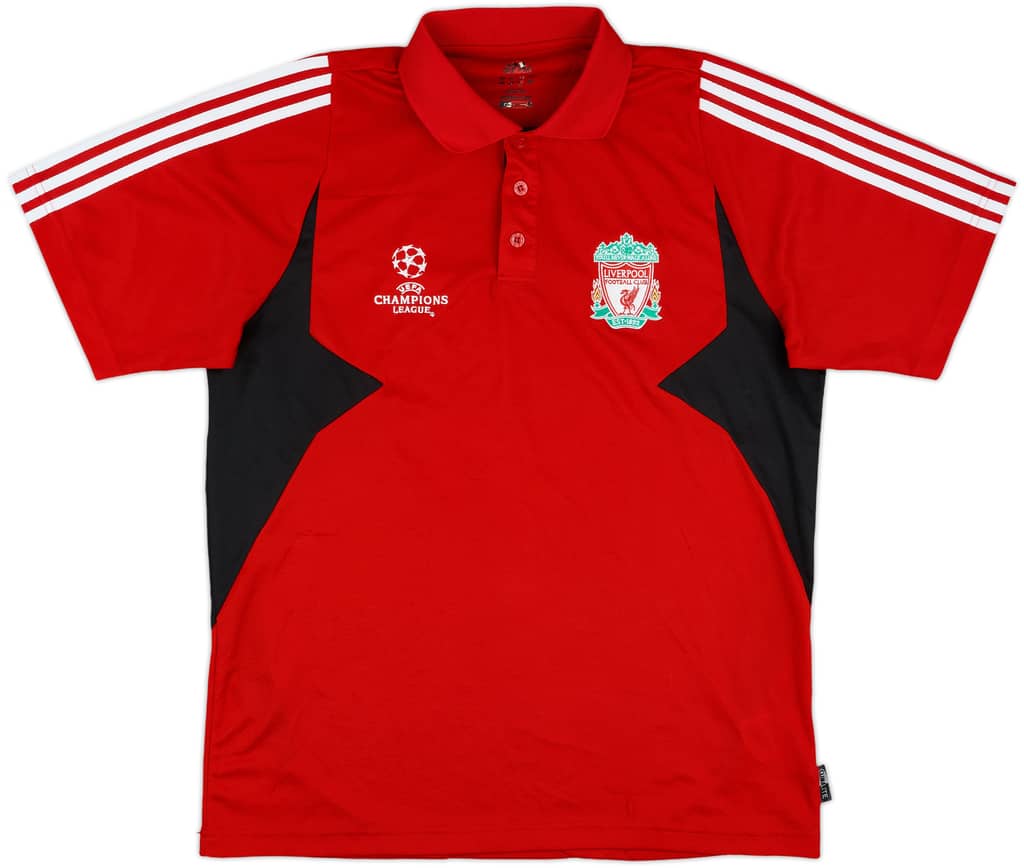 2007-08 Liverpool CL adidas Polo Shirt - 7/10 - (L)