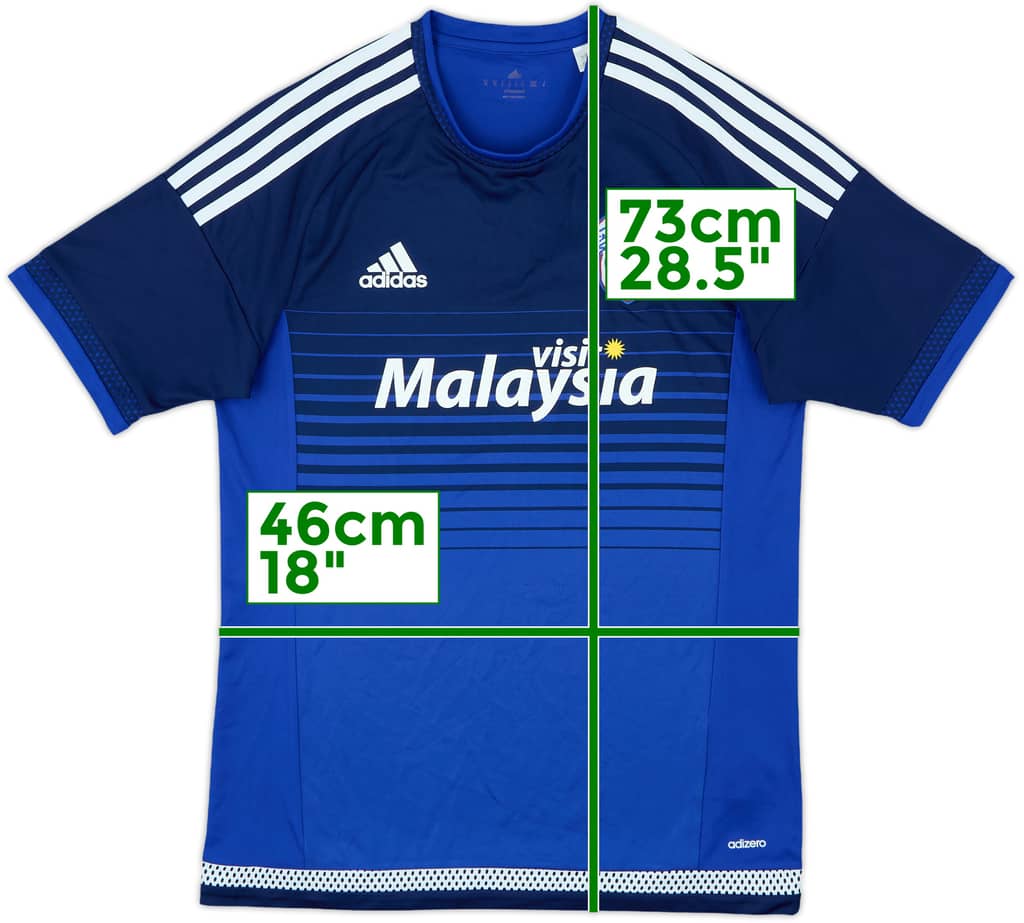2015-16 Cardiff Home Shirt - 9/10 - (M)