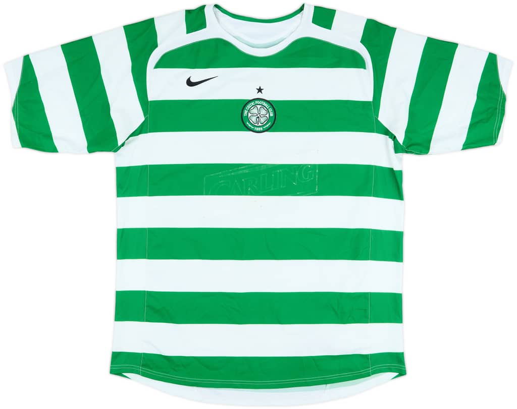 2005-07 Celtic Home Shirt - 4/10 - (L)