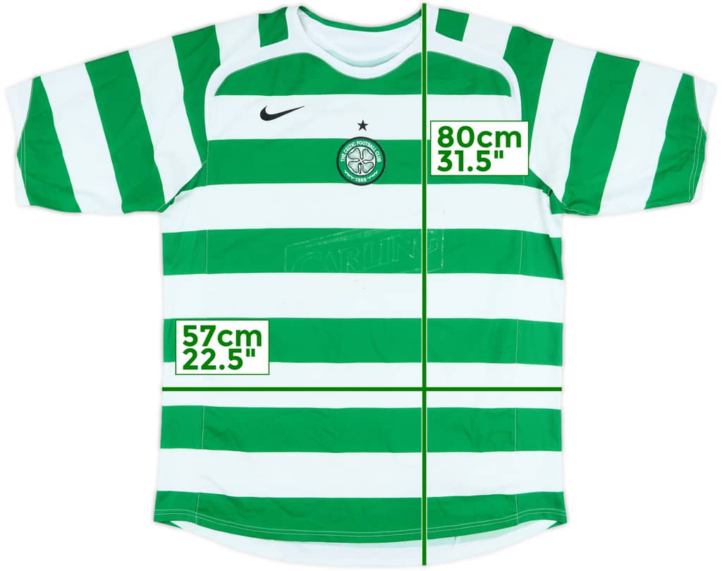 2005-07 Celtic Home Shirt - 4/10 - (L)