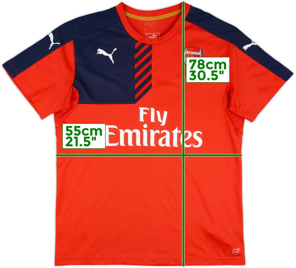 2016-17 Arsenal Puma Training Shirt - 9/10 - (XL)