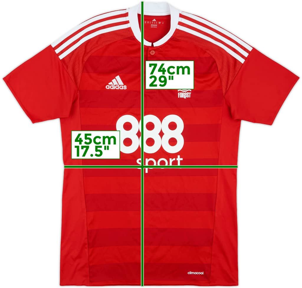 2016-17 Nottingham Forest Home Shirt - 7/10 - (S)