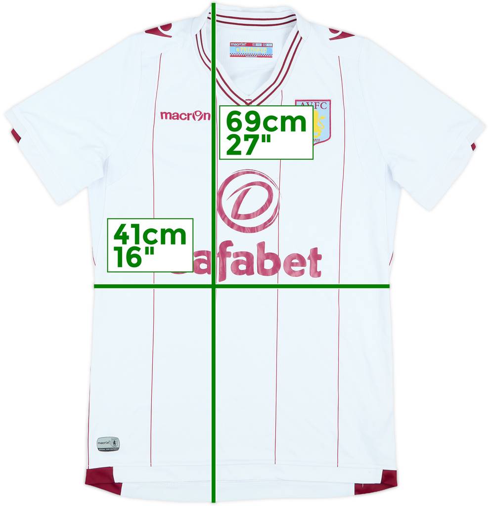 2014-15 Aston Villa Away Shirt - 6/10 - (Women's M)