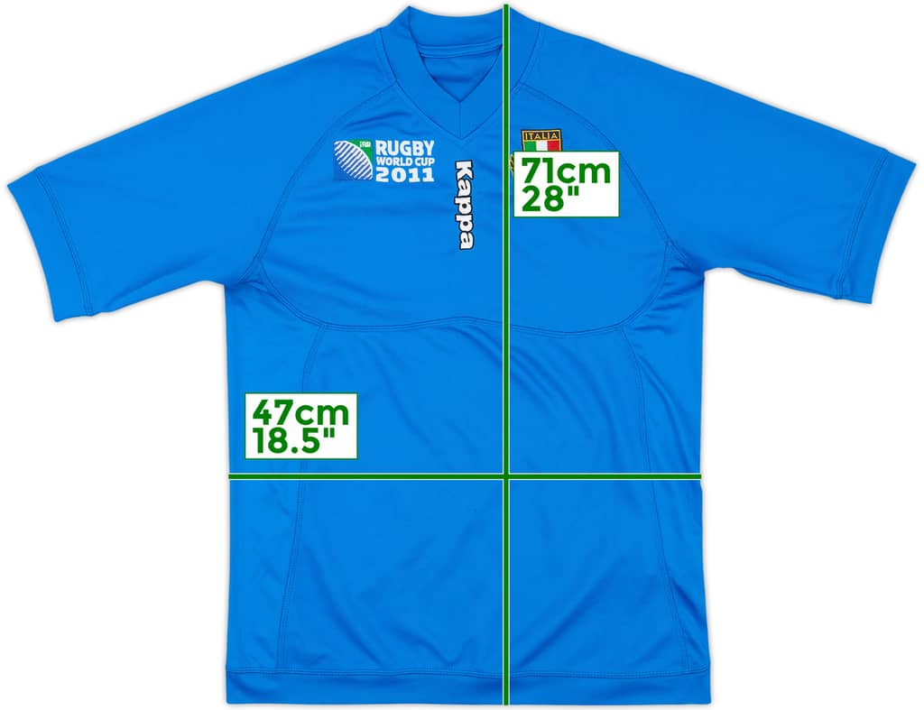 2011 Italy Rugby Home Shirt - 9/10 - (M)