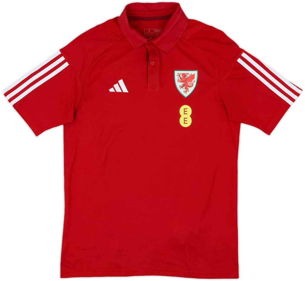 2022-23 Wales adidas Polo Shirt - 9/10 - (S)
