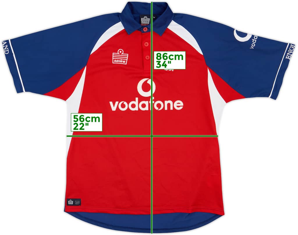 2004-05 England Cricket Away Shirt - 9/10 - (L)