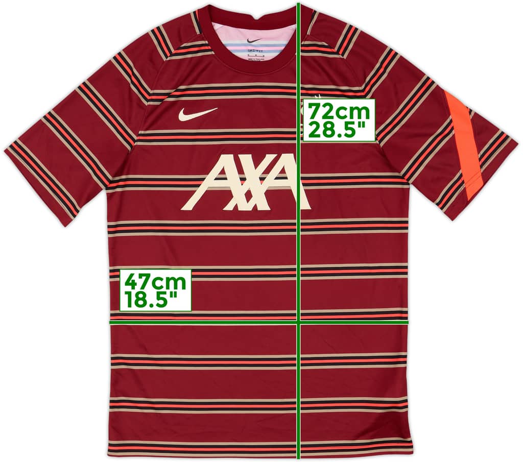 2021-22 Liverpool Nike Training Shirt - 8/10 - (M)