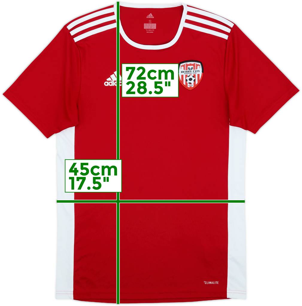 2018 Derry City adidas Training Shirt - 8/10 - (S)