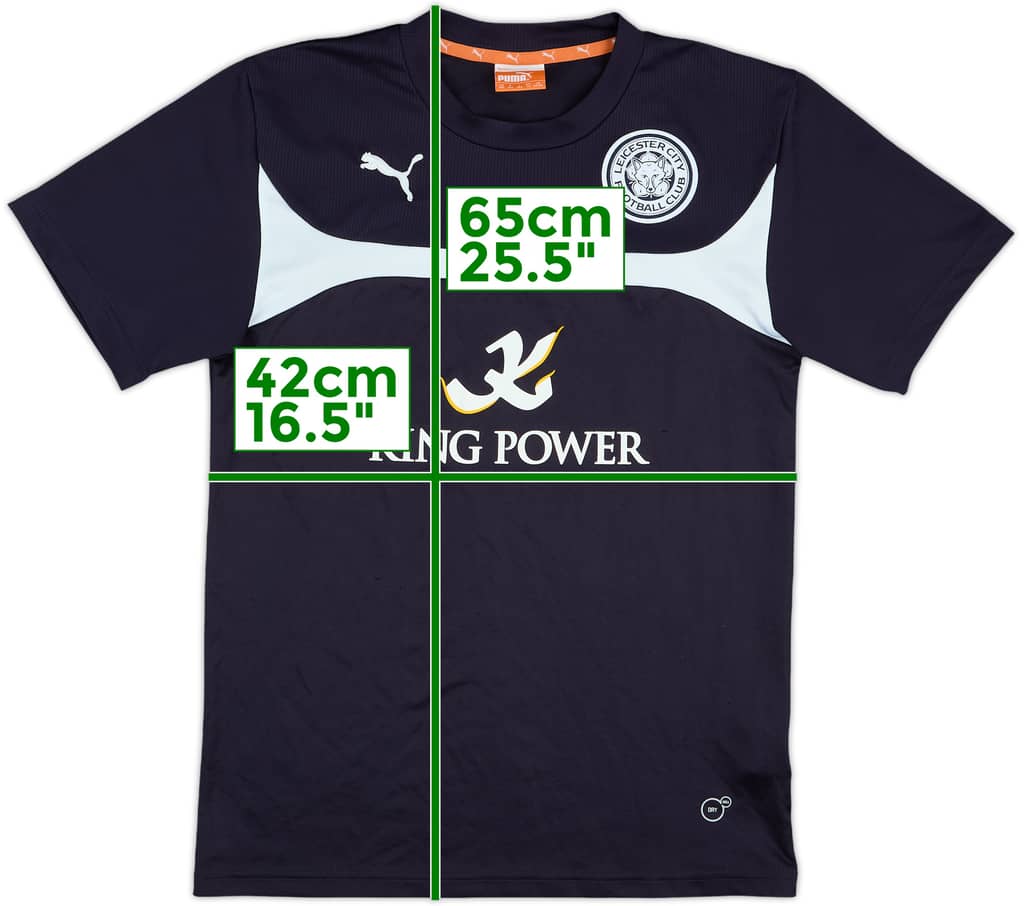 2014-15 Leicester Puma Training Shirt - 8/10 - (XL.Boys)