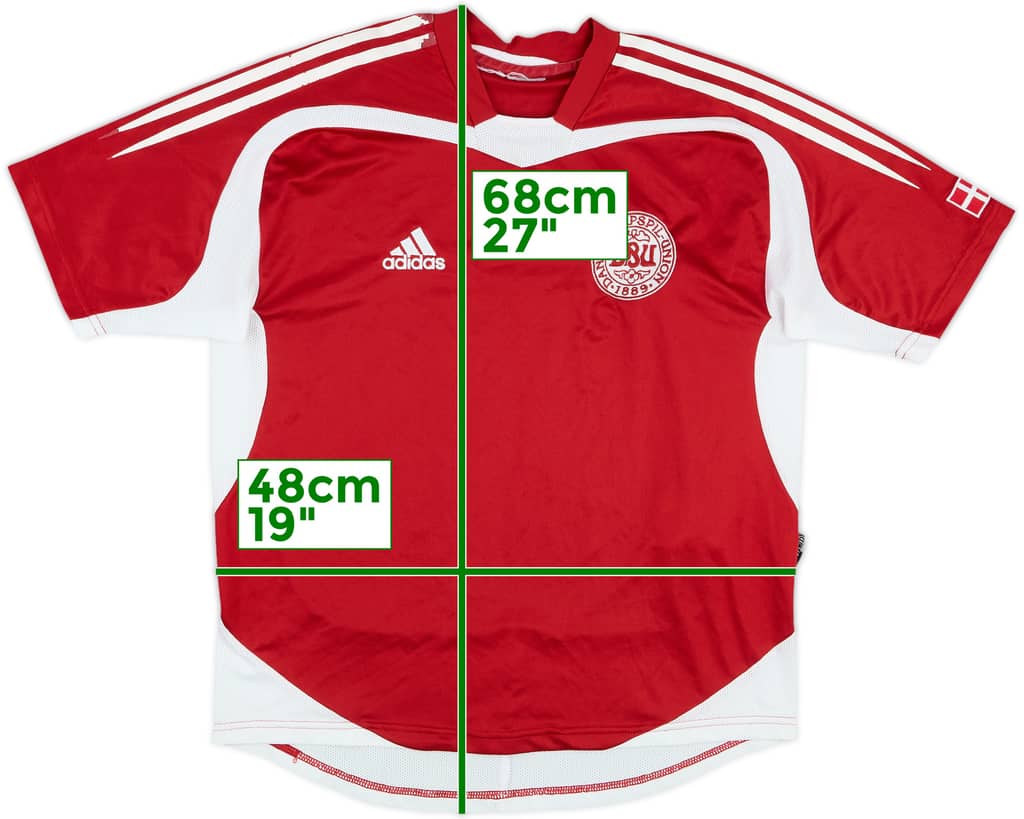 2004-05 Denmark Home Shirt - 7/10 - (XL.Boys)