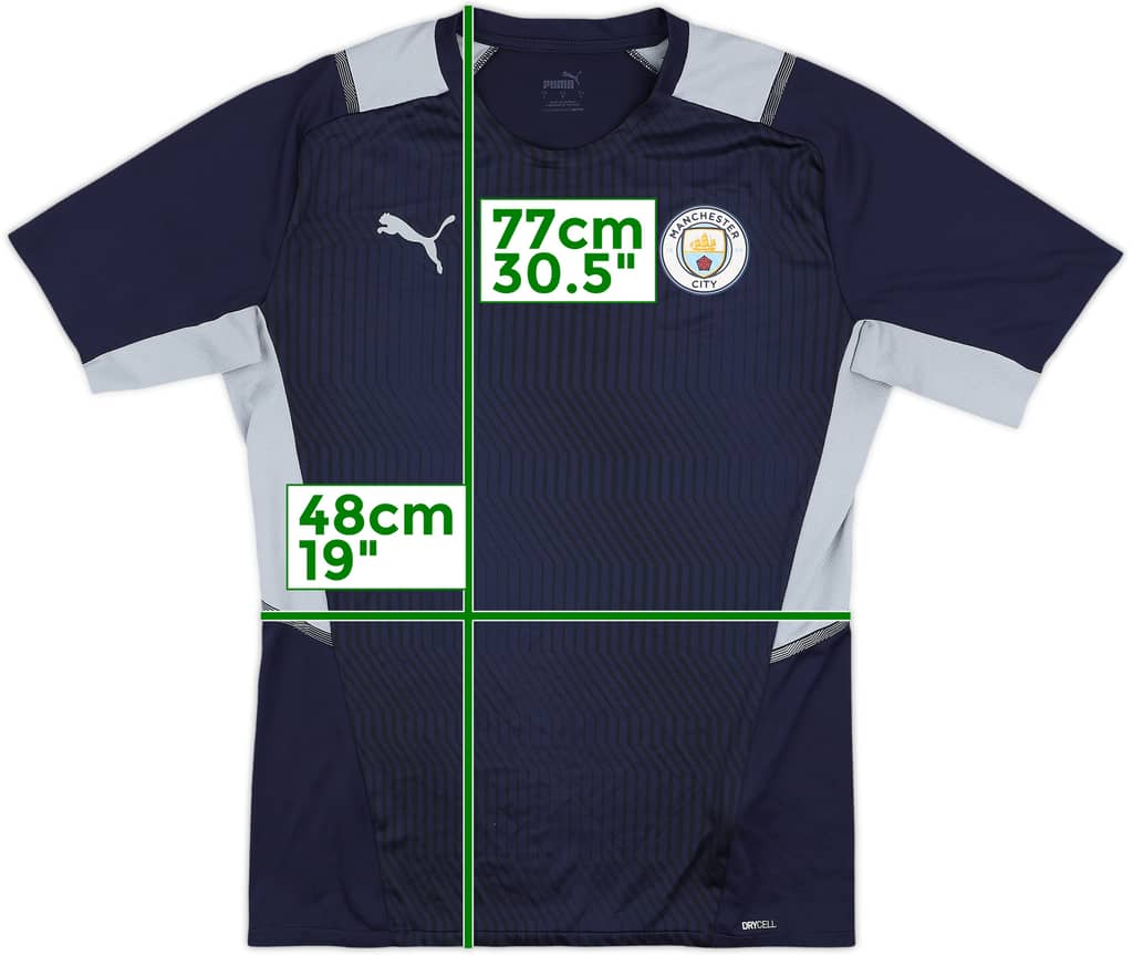 2021-22 Manchester City Puma Training Shirt - 7/10 - (L)