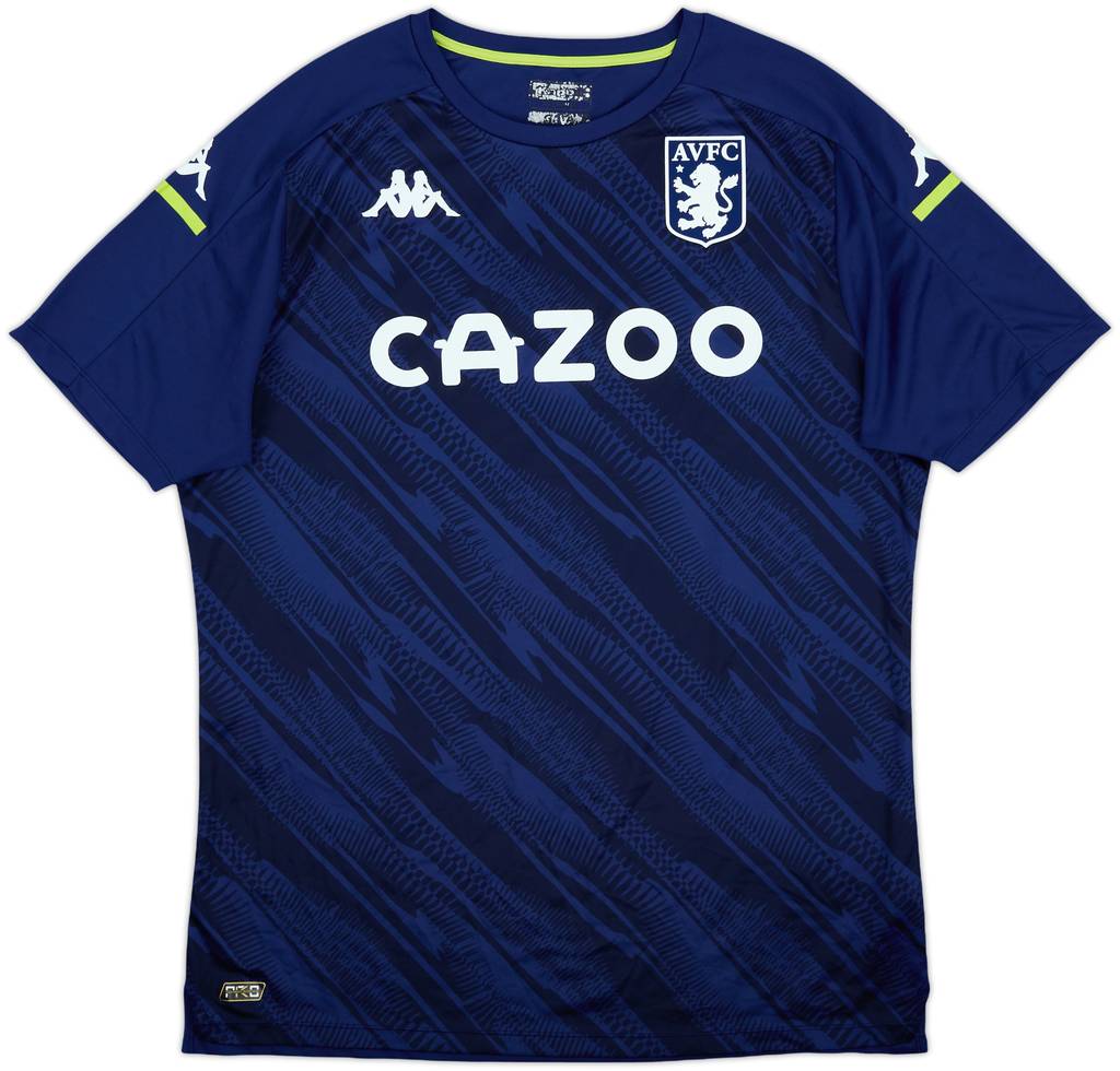 2021-21 Aston Villa Kappa Training Shirt - 7/10 - (XXL)