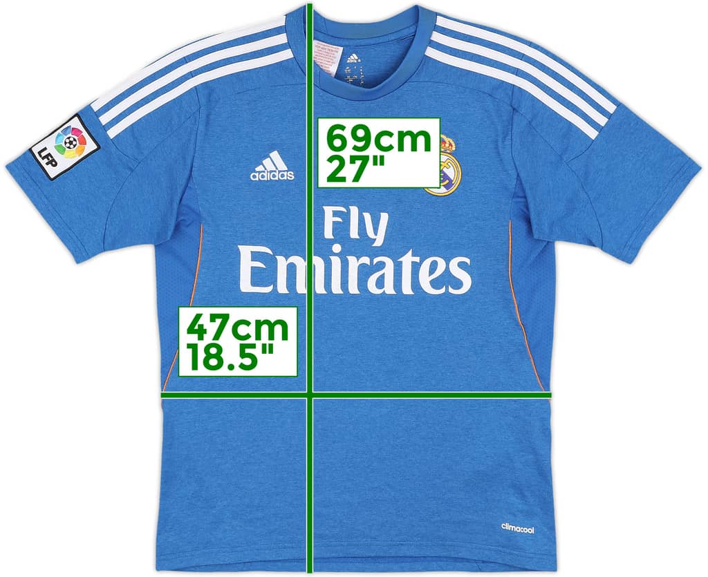 2013-14 Real Madrid Away Shirt - 7/10 - (L.Boys)