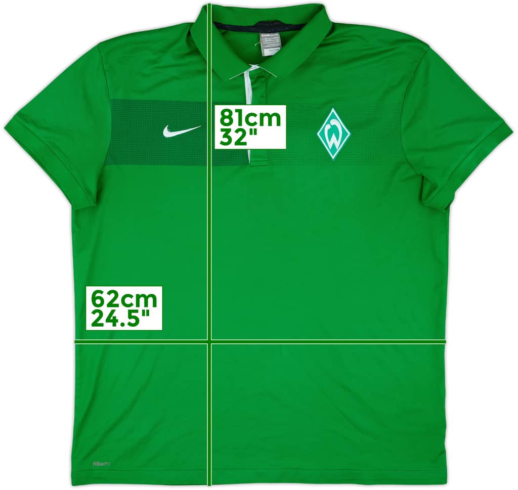 2009-10 Werder Bremen Nike Polo Shirt - 9/10 - (XXL)