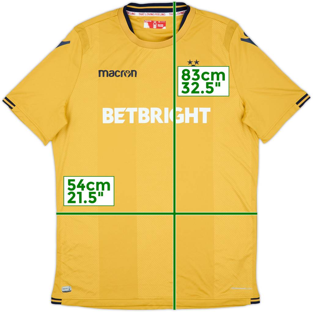 2018-19 Nottingham Forest Third Shirt - 8/10 - (XXL)
