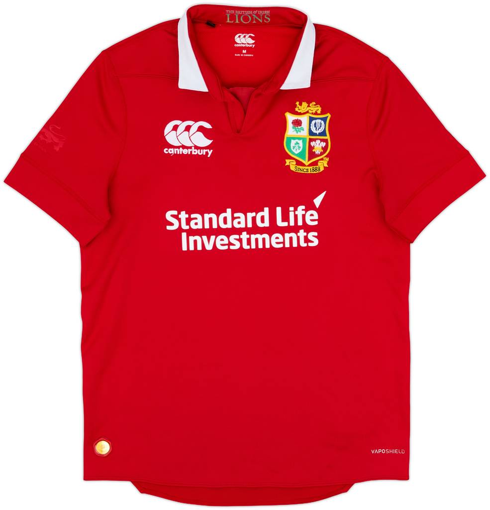2017 British & Irish Lions Rugby Home Shirt - 8/10 - (M)
