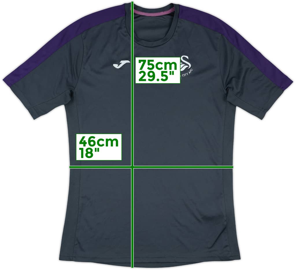 2018-19 Swansea Joma Training Shirt - 8/10 - (M)