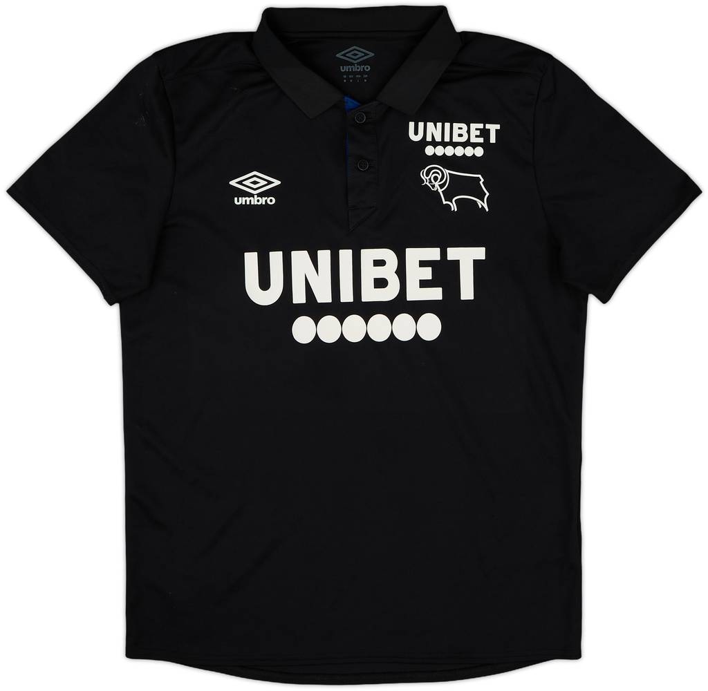 2021-22 Derby County Umbro Polo Shirt - 7/10 - (M)