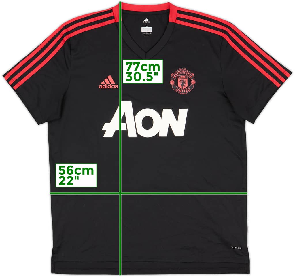 2018-19 Manchester United adidas Training Shirt - 9/10 - (L)