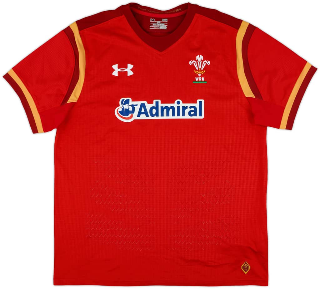 2015-16 Wales Rugby Union Home Shirt - 10/10 - (L)