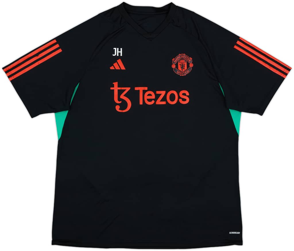2023-24 Manchester United Staff Issue adidas Training Shirt JH - 7/10 - (XL)