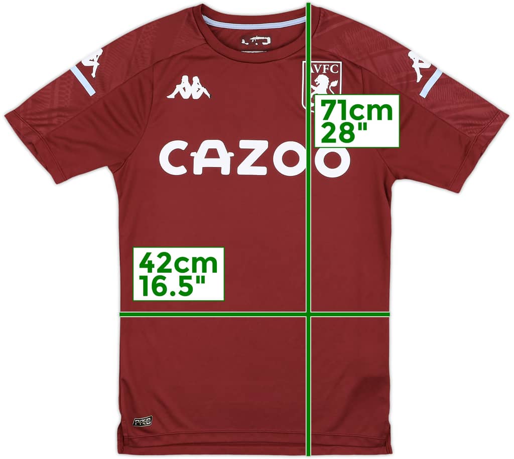 2020-21 Aston Villa Kappa Authentic Training Shirt - 6/10 - (S)