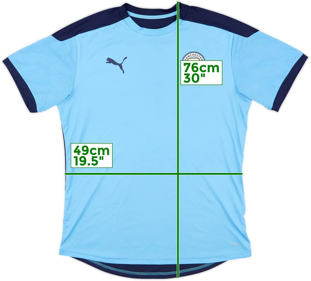 2019-20 Manchester City Puma Training Shirt - 8/10 - (L)