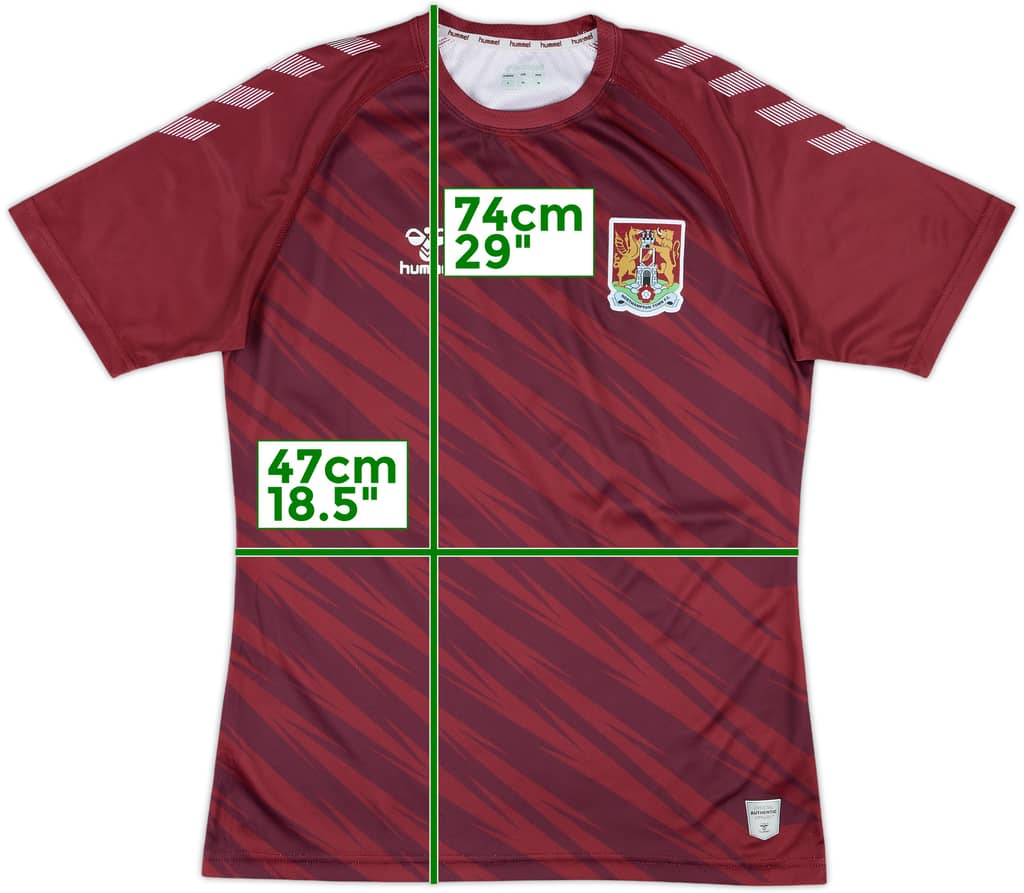 2021-22 Northampton Hummel Training Shirt - 10/10 - (S)