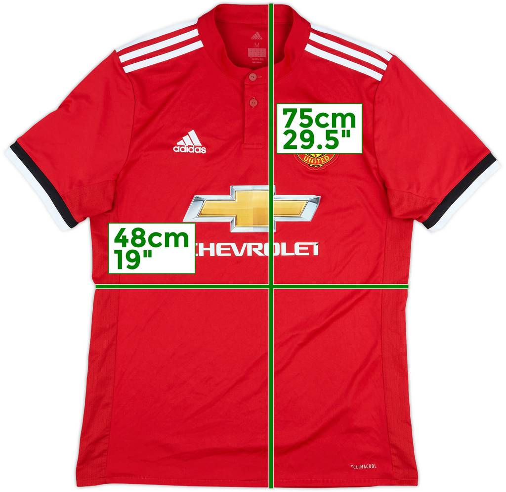 2017-18 Manchester United Home Shirt - 6/10 - (M)