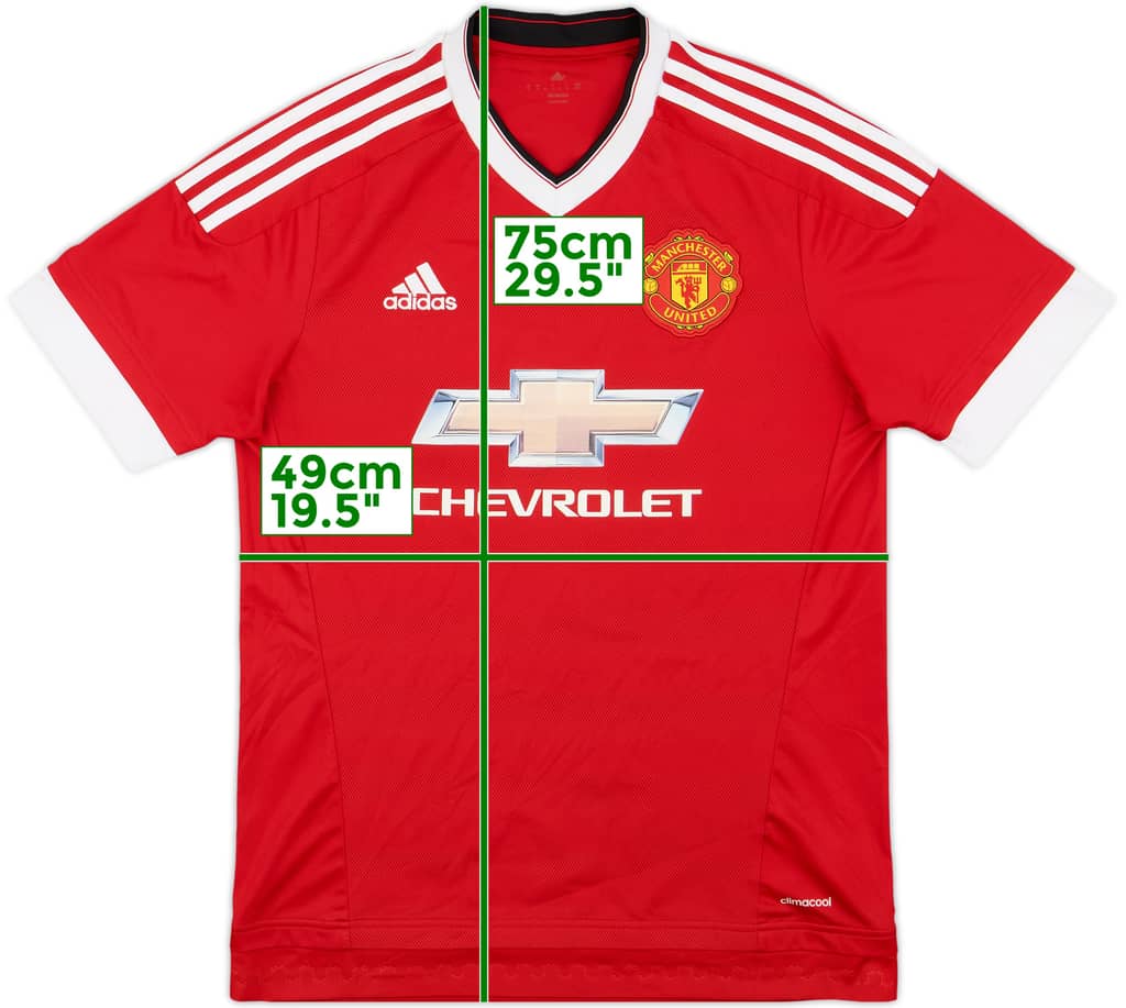2015-16 Manchester United Home Shirt - 5/10 - (M)