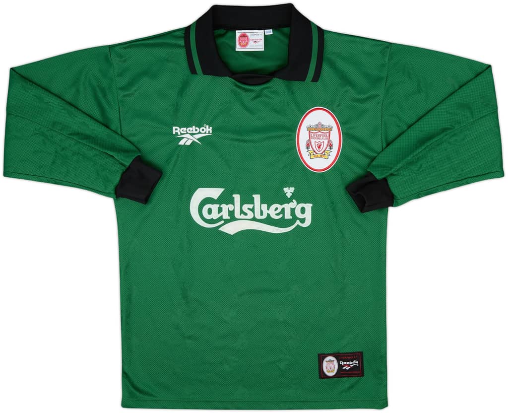 1996-97 Liverpool GK Shirt - 9/10 - (S)