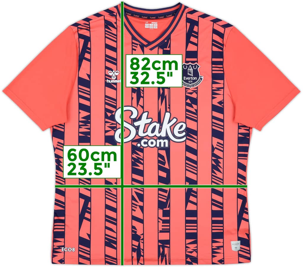 2023-24 Everton Away Shirt - 10/10 - (XXL)